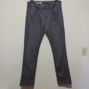 Gap Soft Wear Slim Jeans With Washwell, Button Fly, Men's 32x32, Grey A03-0111